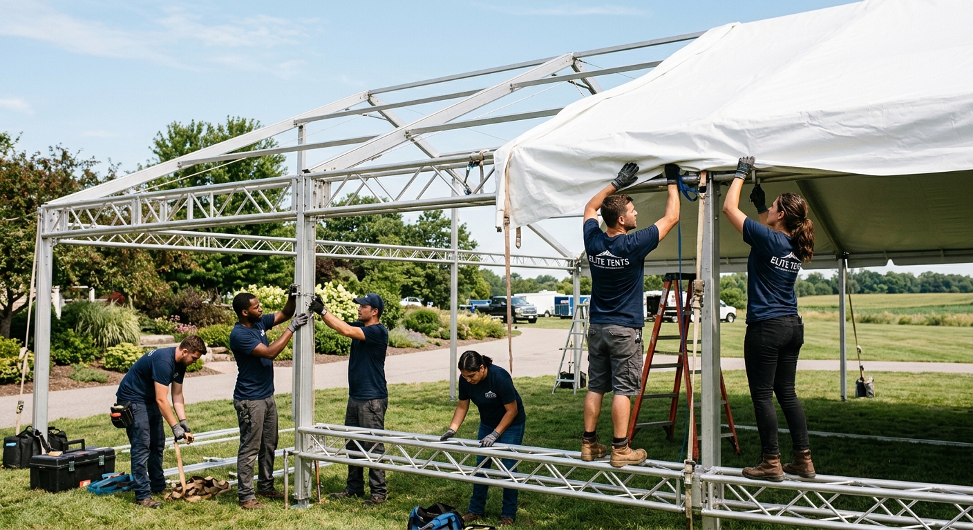 A Guide to Setting Up Heavy-Duty Frame Tents