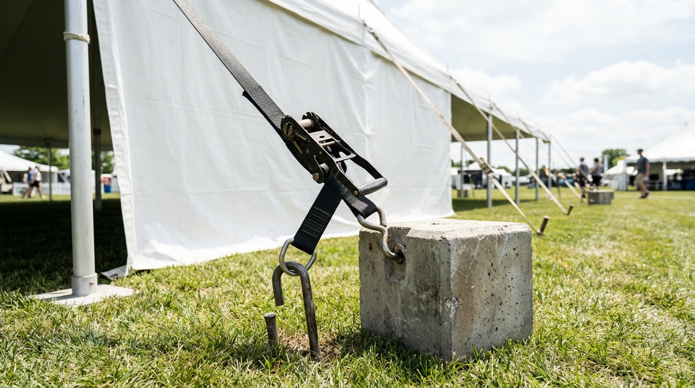 Commercial Tent Anchoring Best Practices