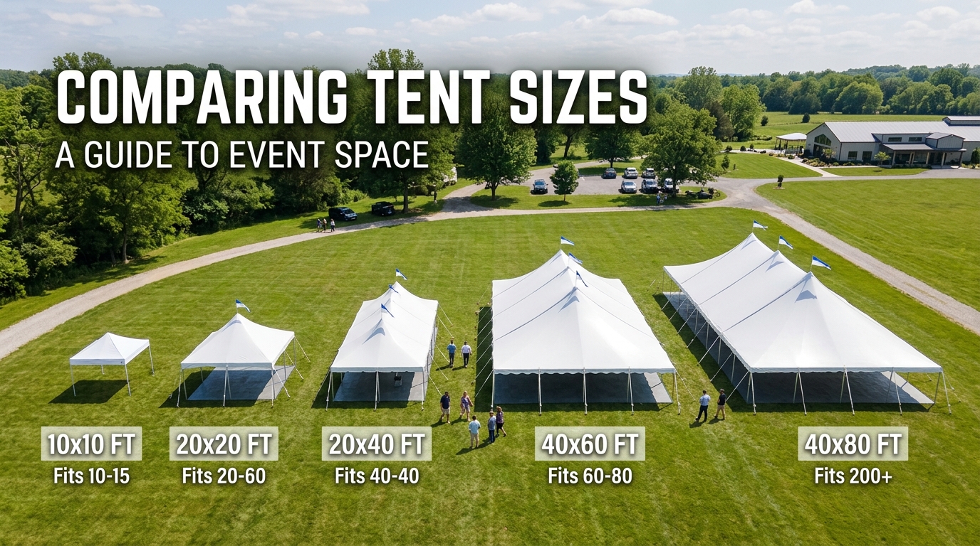 How to Choose the Right Tent Size for Your Event